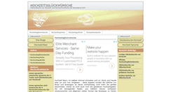 Desktop Screenshot of hochzeitsglueckwuensche.eu