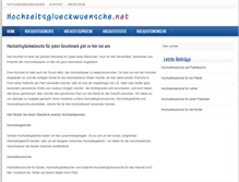 Tablet Screenshot of hochzeitsglueckwuensche.net